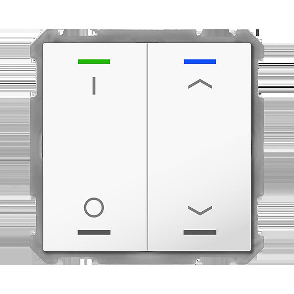 MDT technologies Taster Light 63 2-fach RGBW,Studiows,glä BE-TAL6302.D1